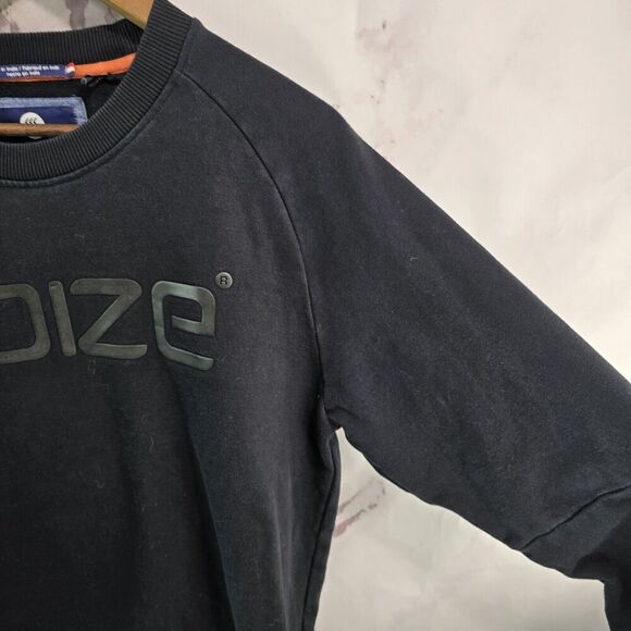 Noize Amstrdm Sweatshirt Mens Medium Black Crew Drop Shoulder Vegan Cruelty Free - Picture 9 of 10